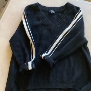 Express Classic Black Knit Top